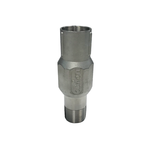 Stainless Steel M x F Extra Long Check Valve