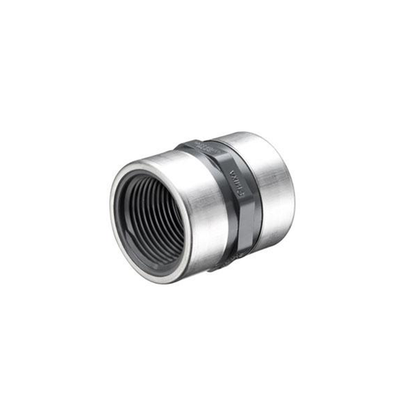 PVC Sch80 Stainless Steel Reinforced Female Coupling