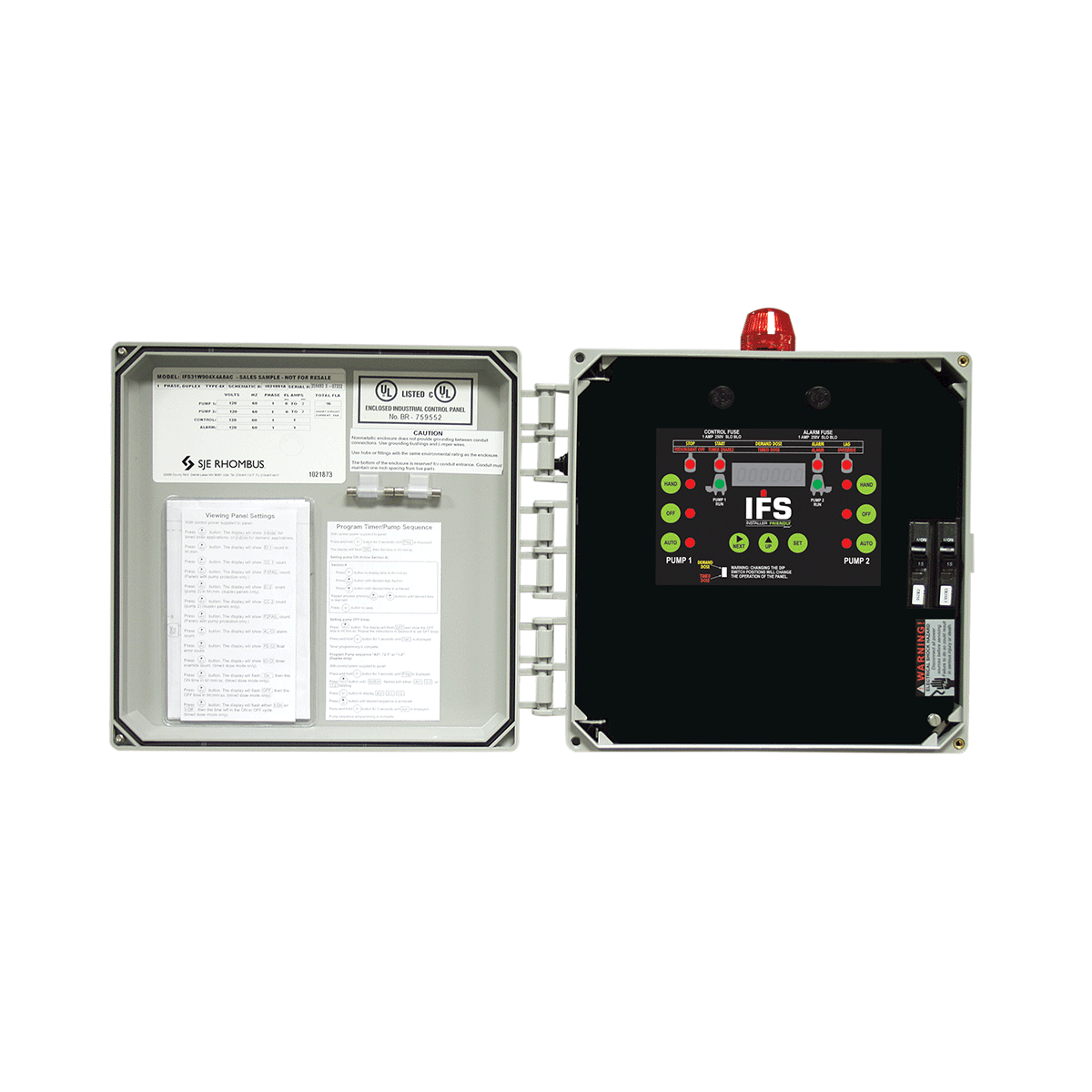 Ifs Panel IFS Duplex Panel 7-15 FLA – MilbyCompany