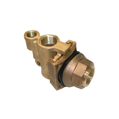Brass Slide Pitless Adapter With 0.5in Accessory Tap