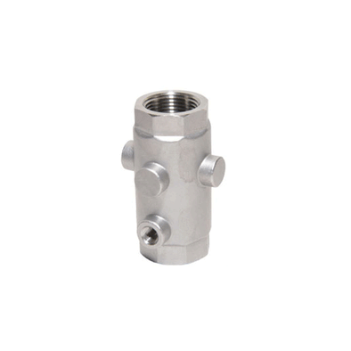 Stainless Steel F x F Check Valve With 1 Tap