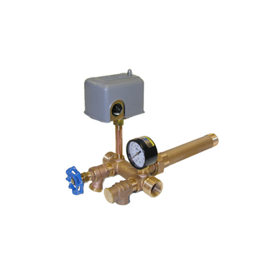 Brass Union Tank Tee Package - 1 x 10in 40/60 Sq. D, Ball Valve & Plugs